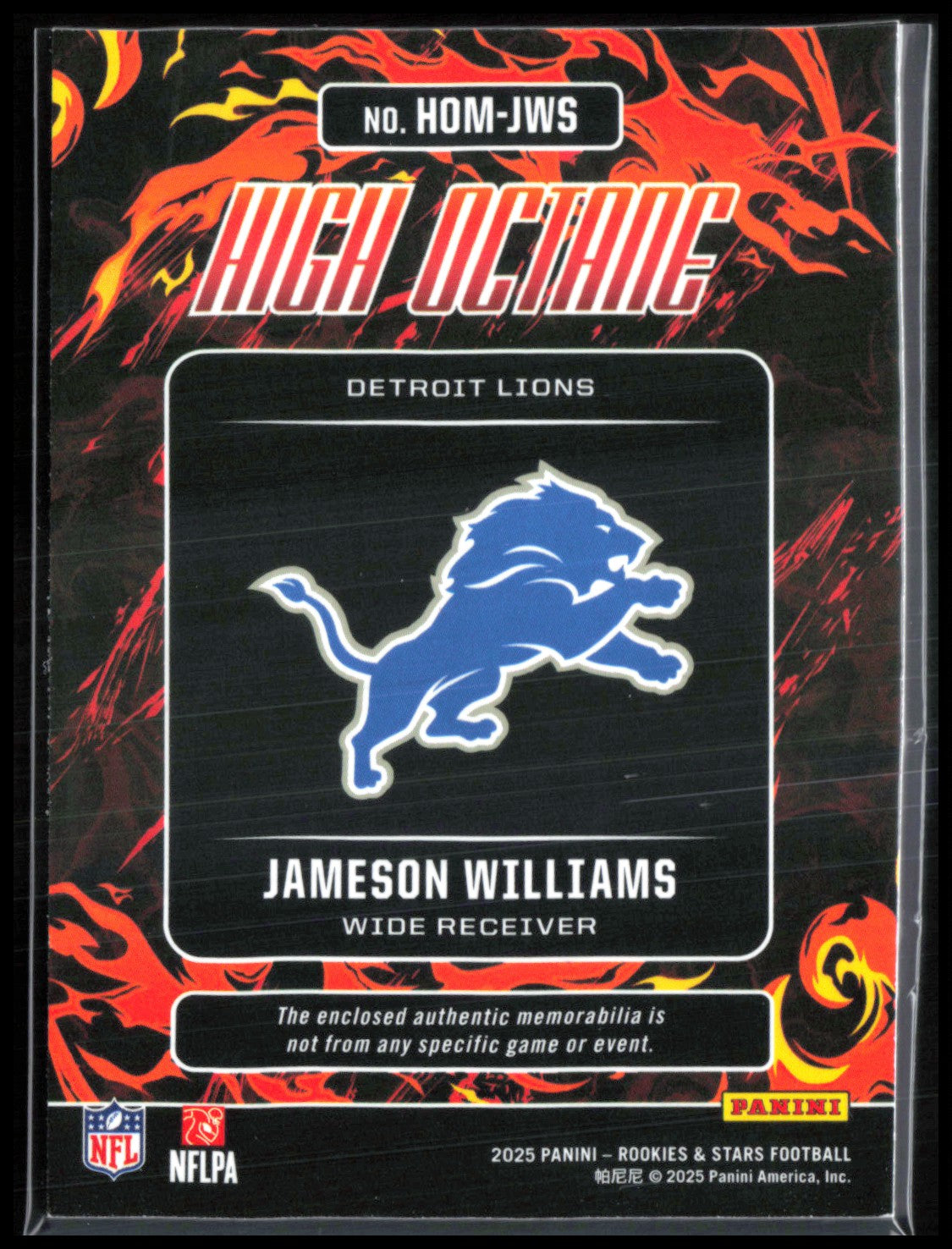 Jameson Williams High Octane Mem