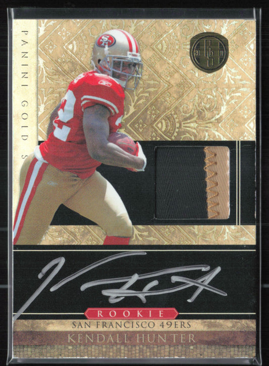Kendall Hunter RC Patch Auto Gold Standard /525
