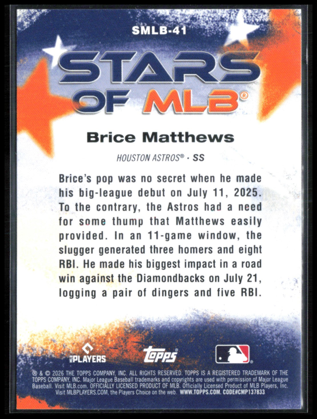 Brice Matthews RC
