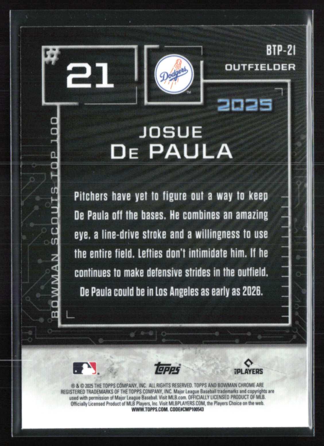 Josue De Paula Top 100
