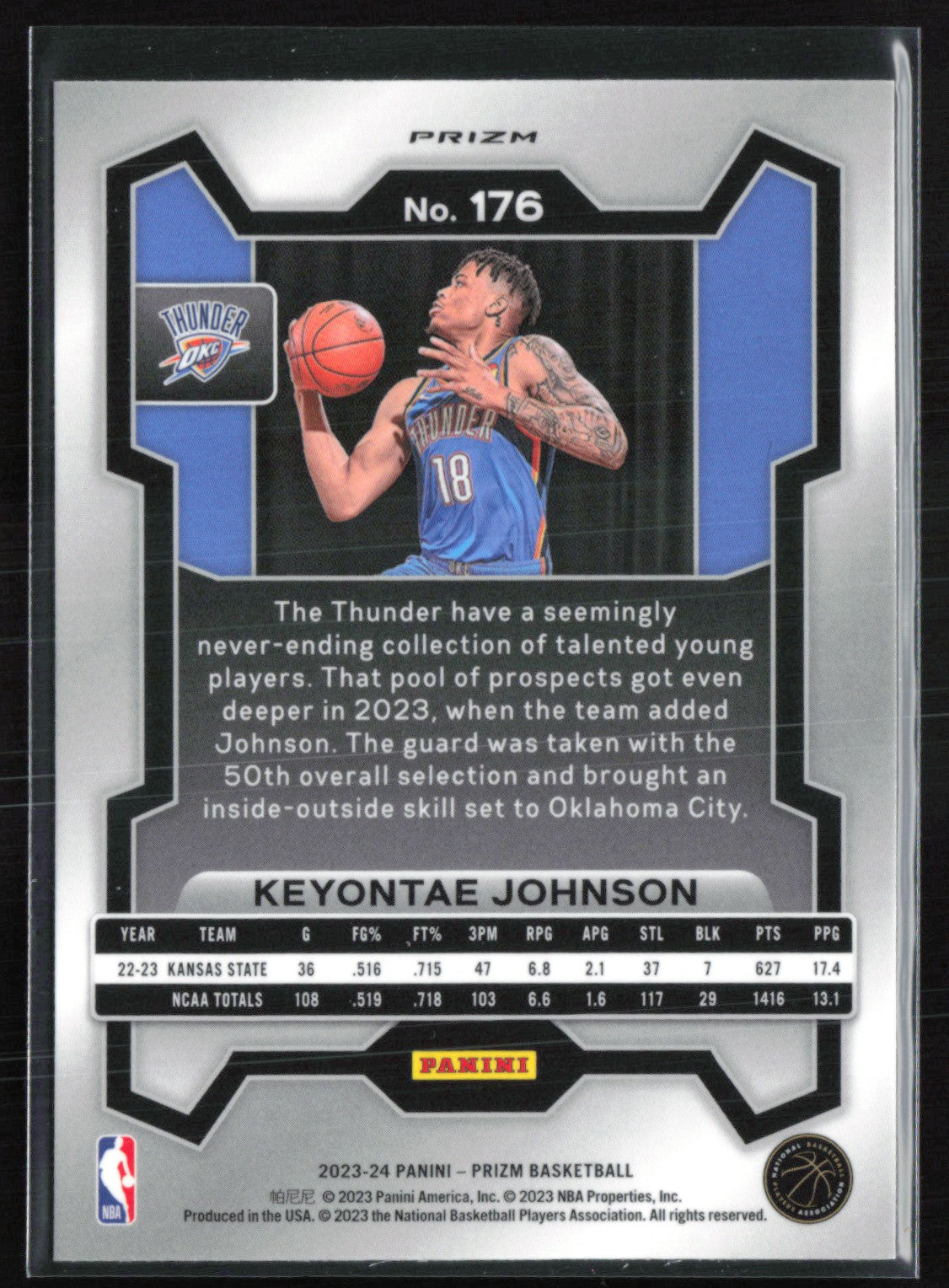 Keyontae Johnson RC Orange Ice