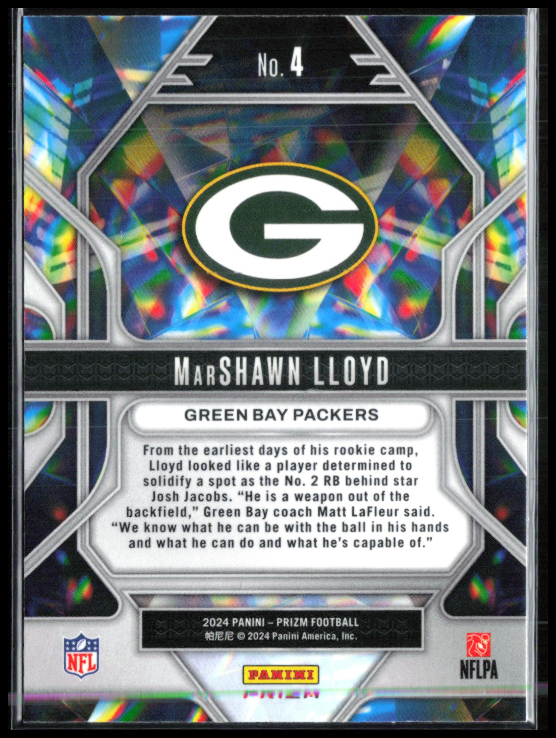 MarShawn Lloyd RC Prizmatic Green Ice