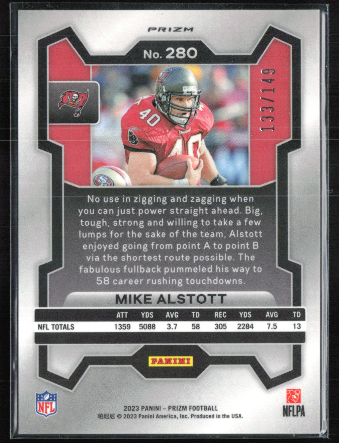 Mike Alstott Red Wave /149