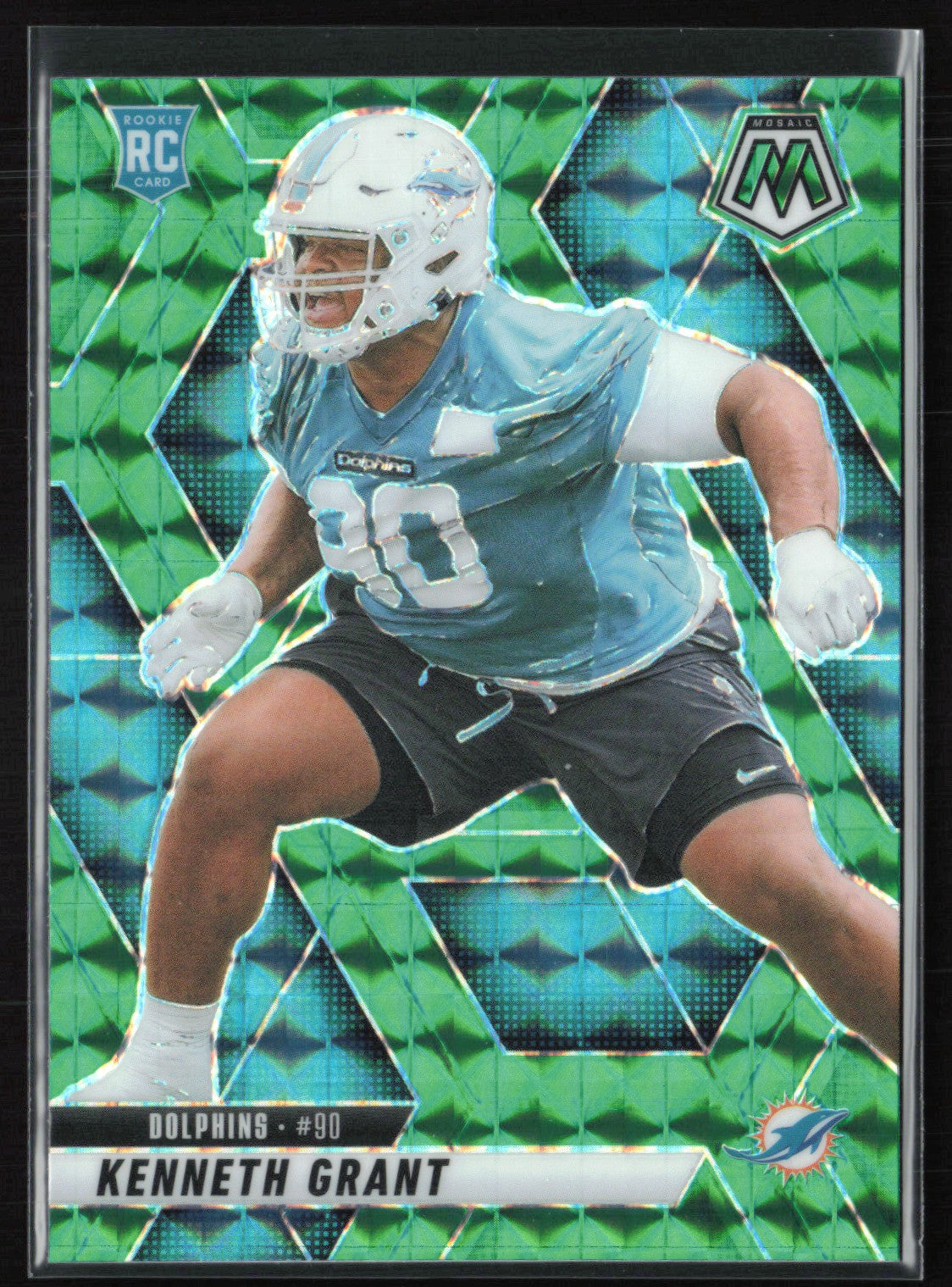 2025 Panini Mosaic Green 351 Kenneth Grant RC Green – Dollar Box