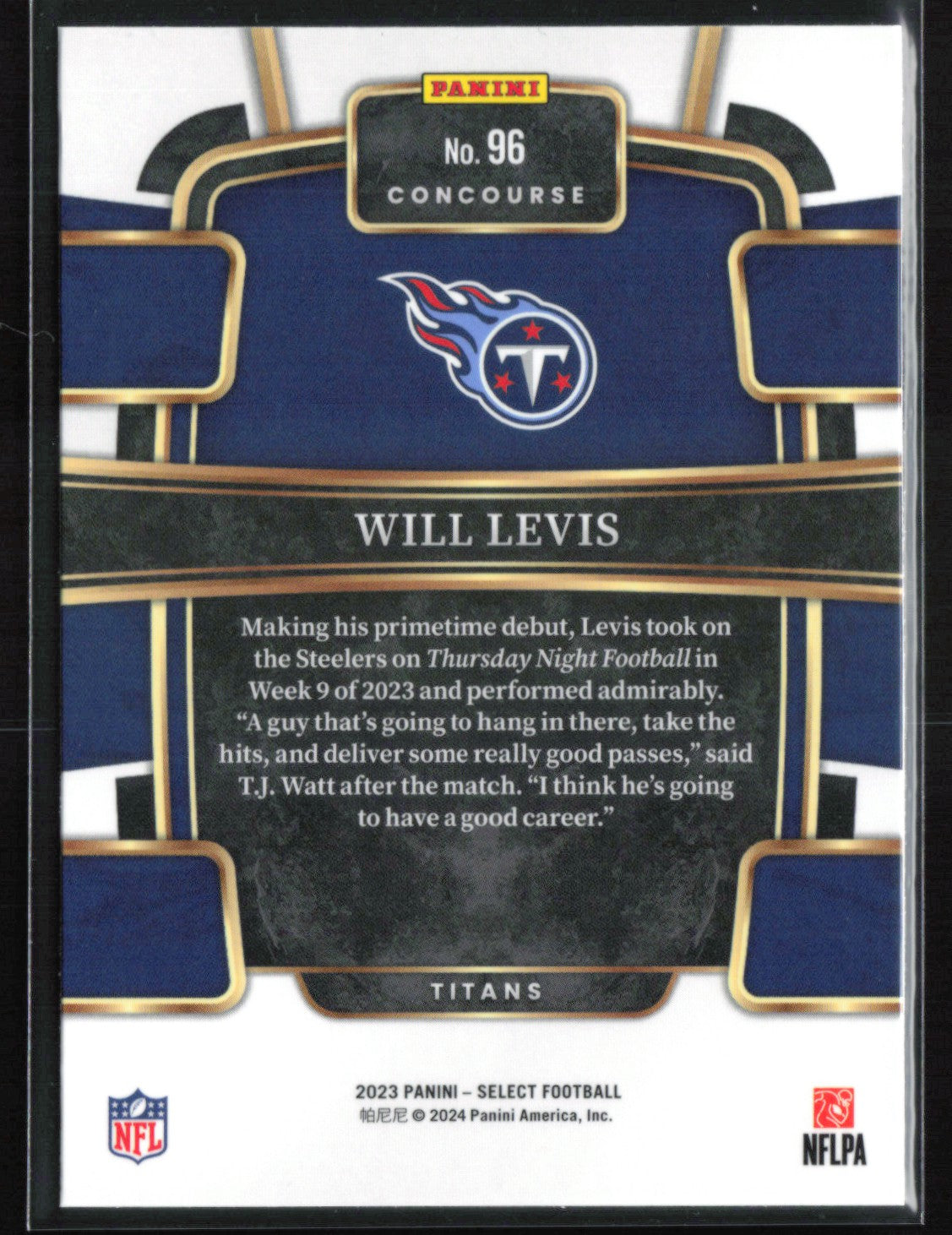 Will Levis RC