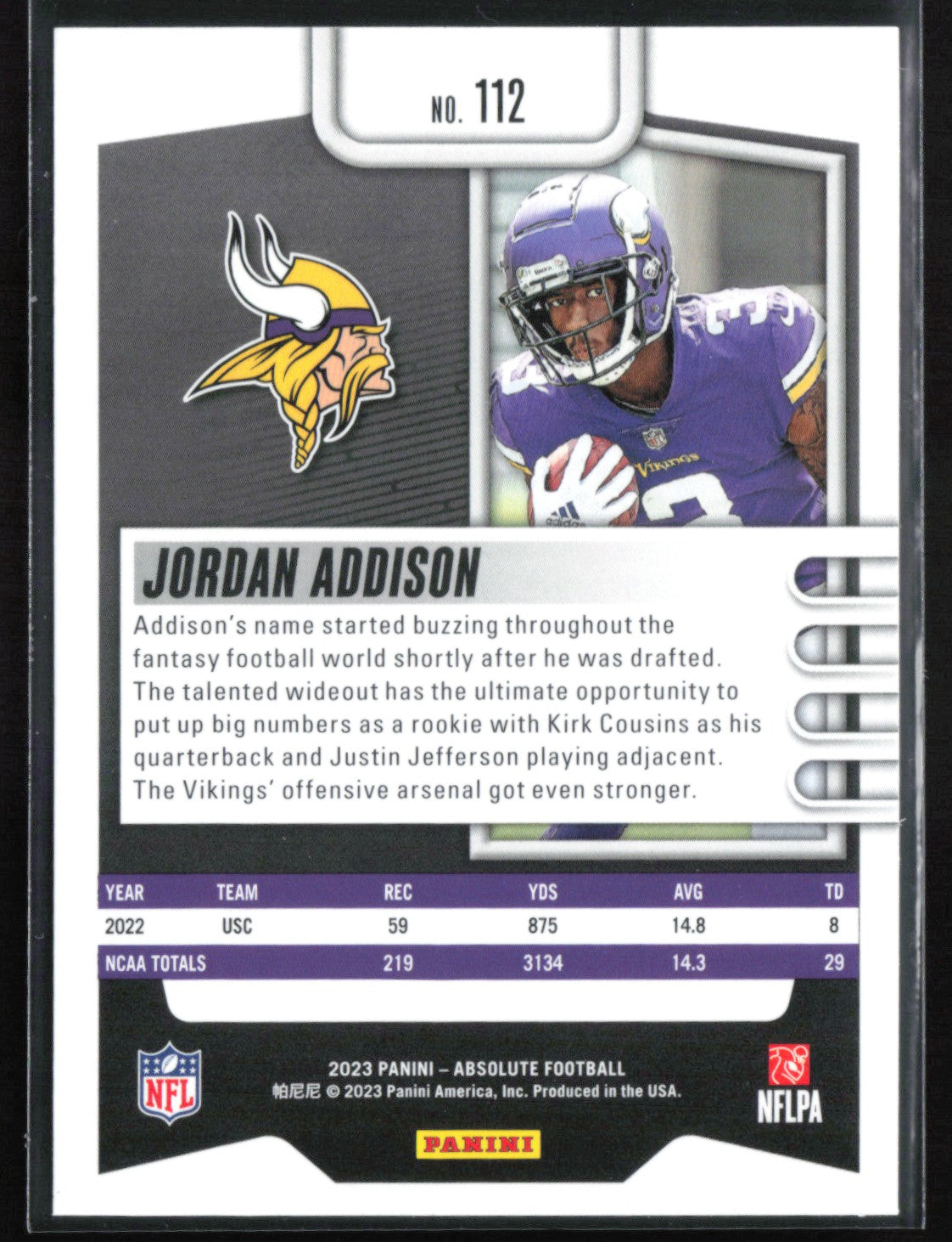 Jordan Addison RC