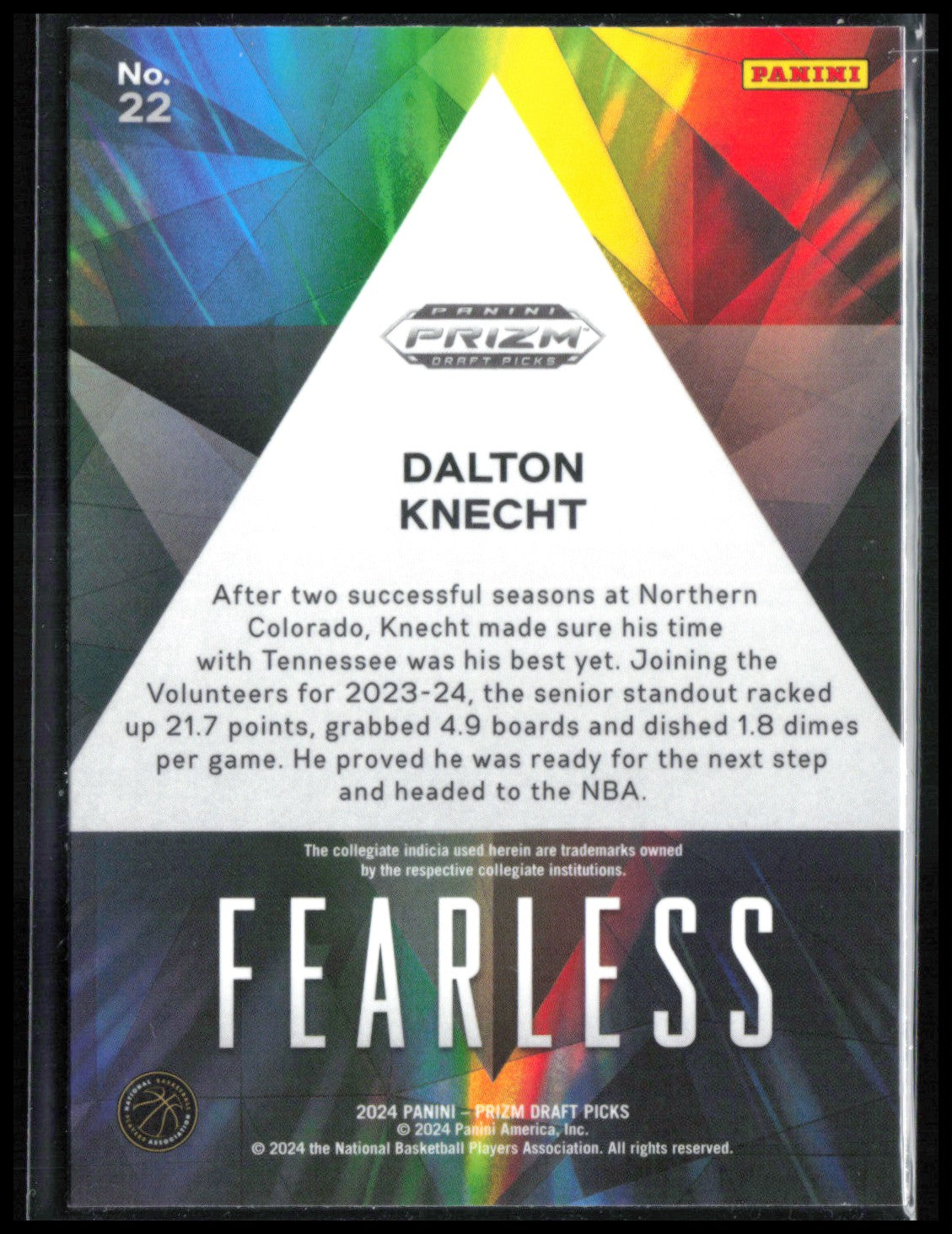 Dalton Knecht RC Fearless