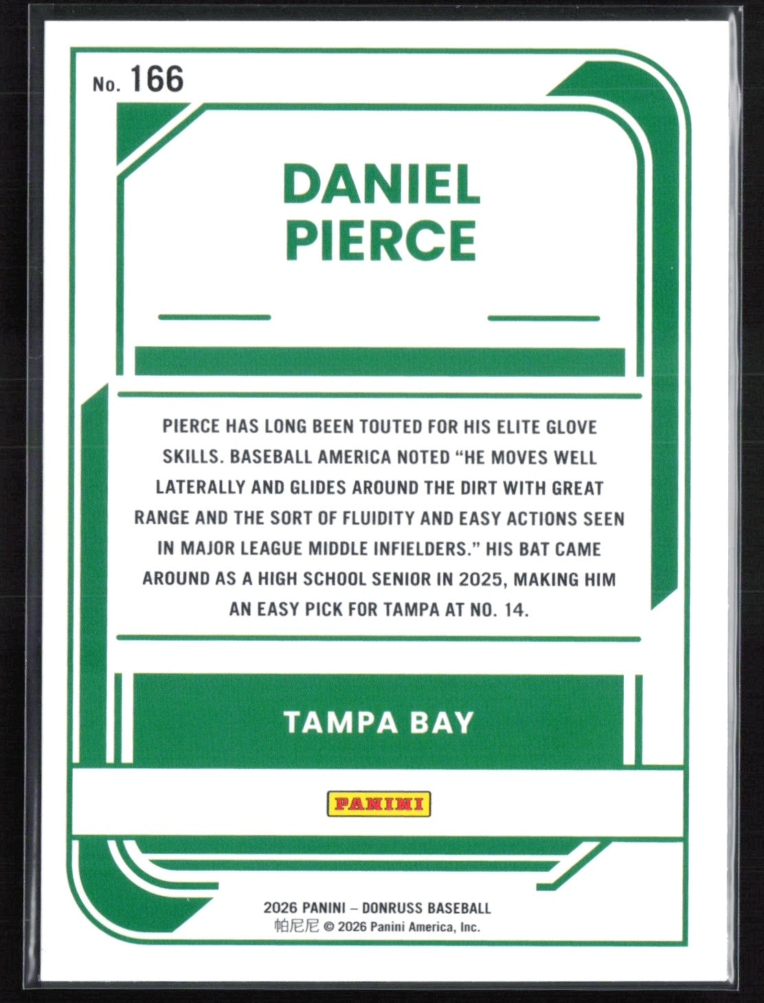 Daniel Pierce Rated Prospect Holofoil