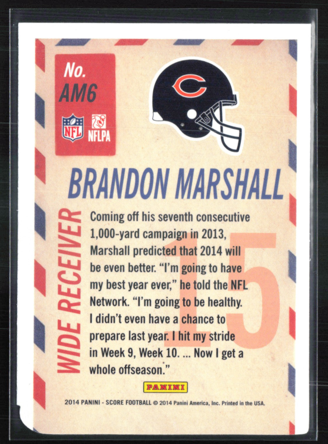 Brandon Marshall Blue Foil
