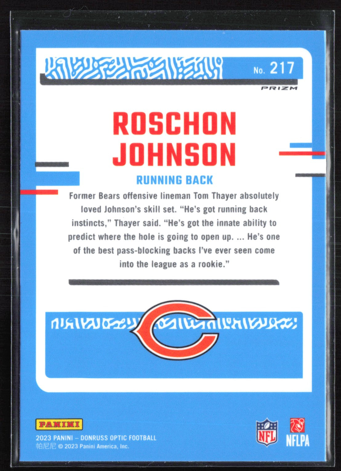 Roschon Johnson RC Holo
