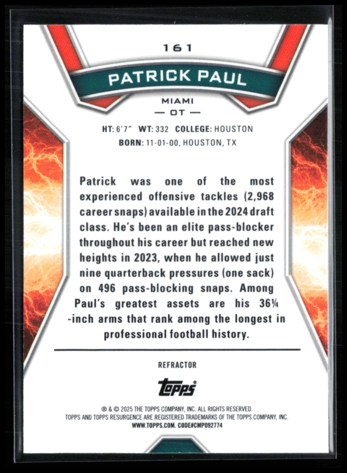 Patrick paul RC Refractor