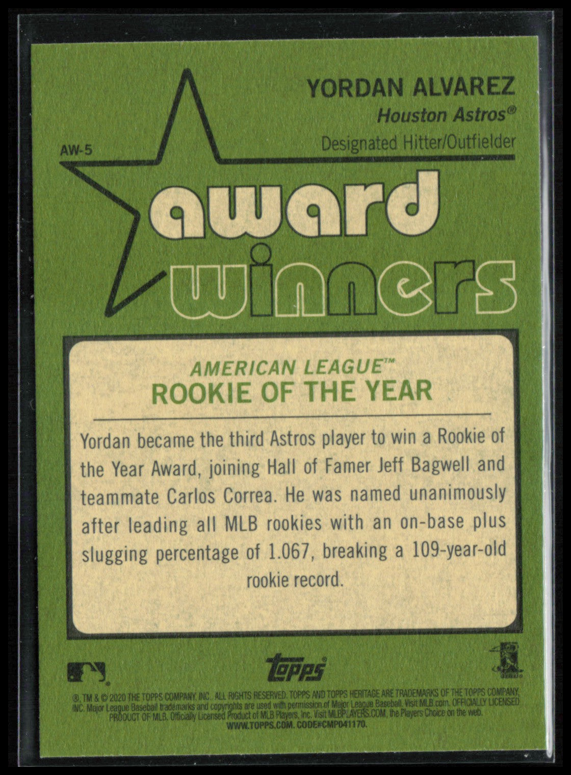 Yordan Alvarez RC