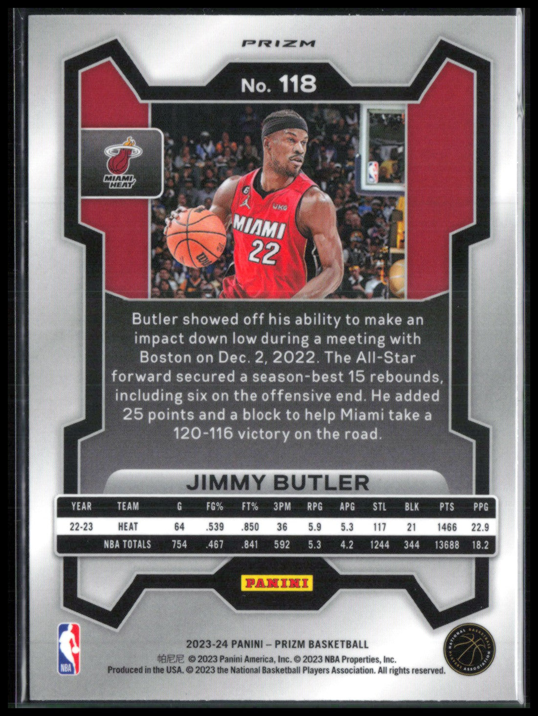 Jimmy Butler Silver Prizm