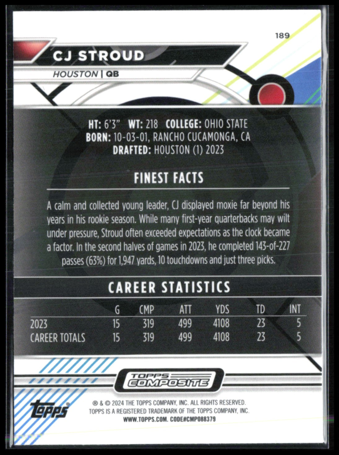 CJ Stroud RC