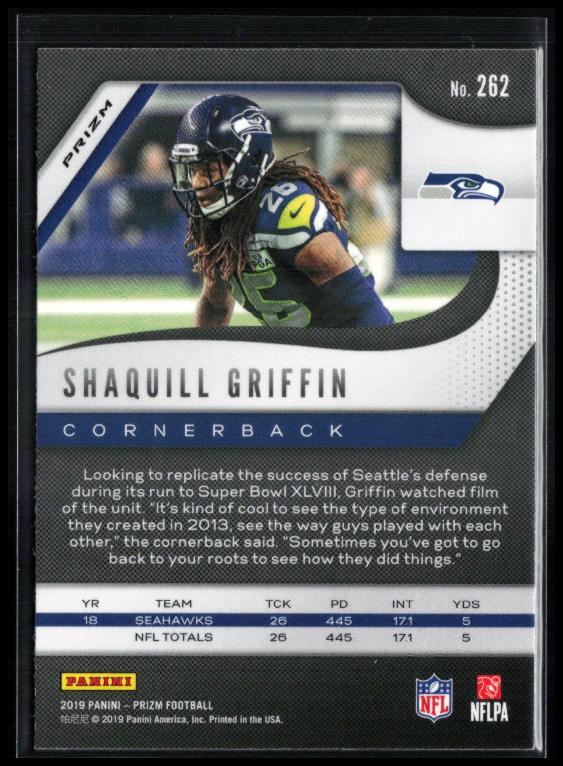 Shaquill Griffin No Huddle