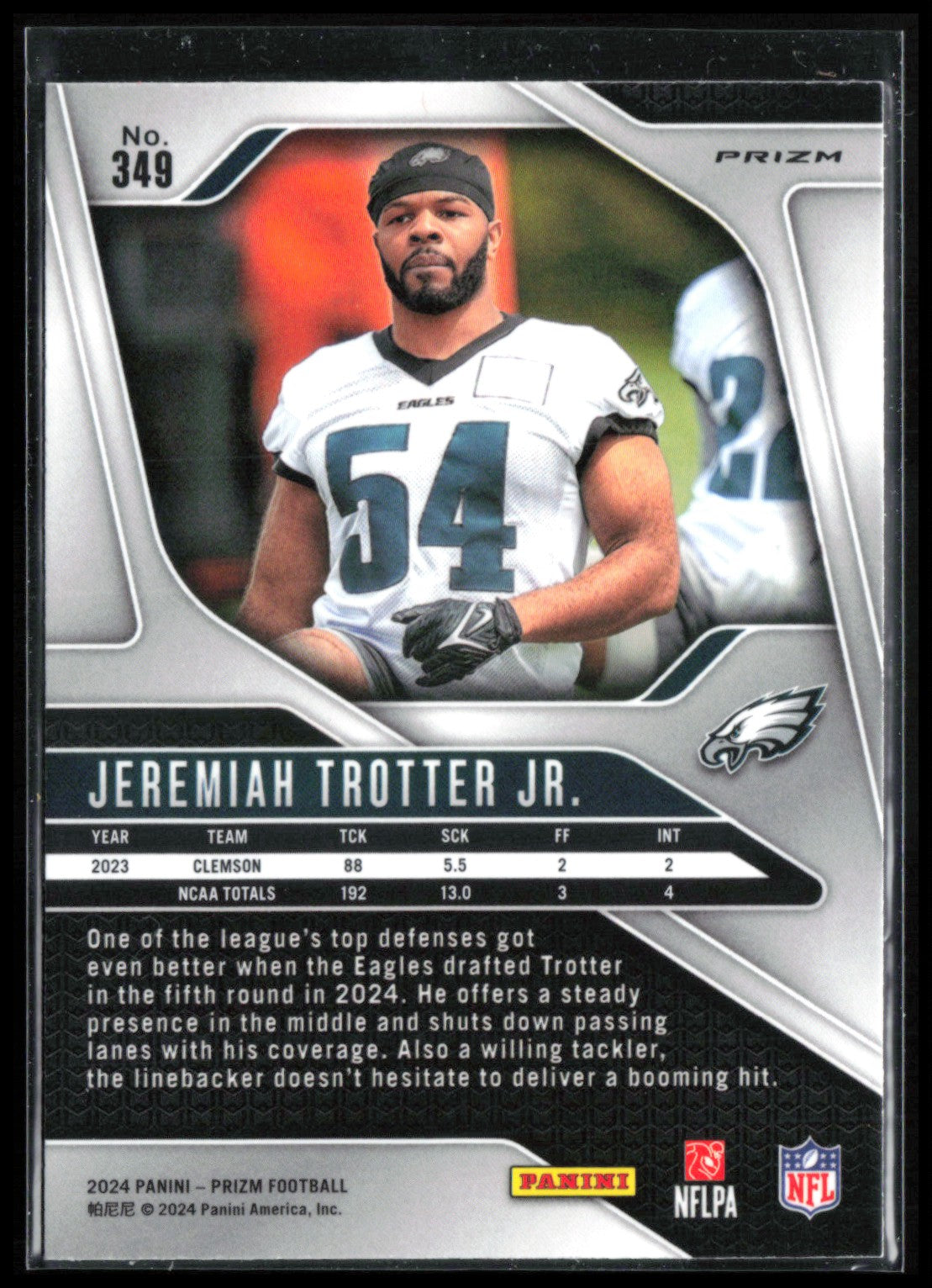 Jeremiah Trotter Jr. RC Orange Disco