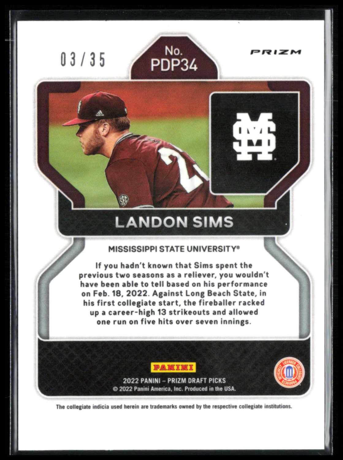 Landon Sims Building Blocks /35