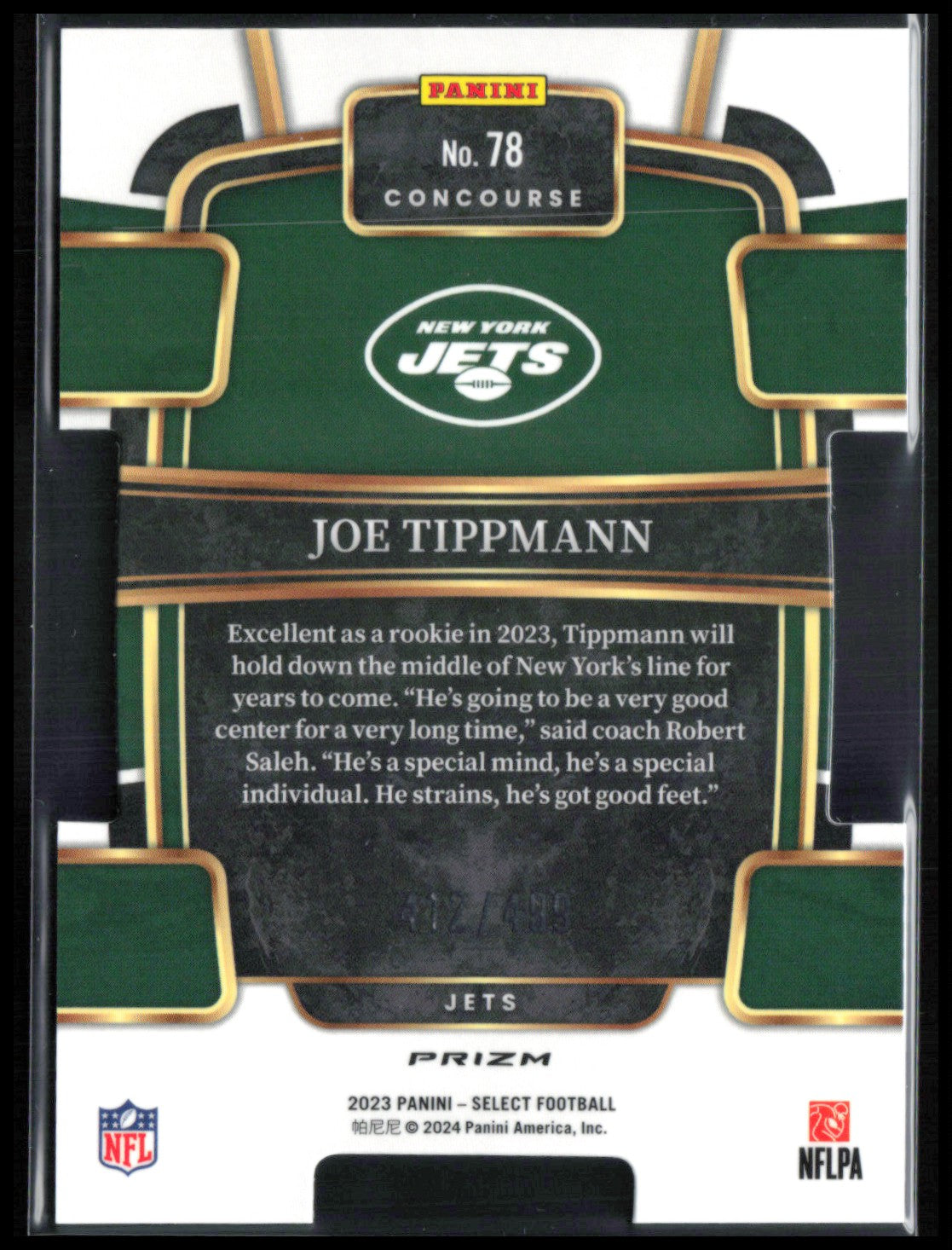 Joe Tippmann RC Orange /499
