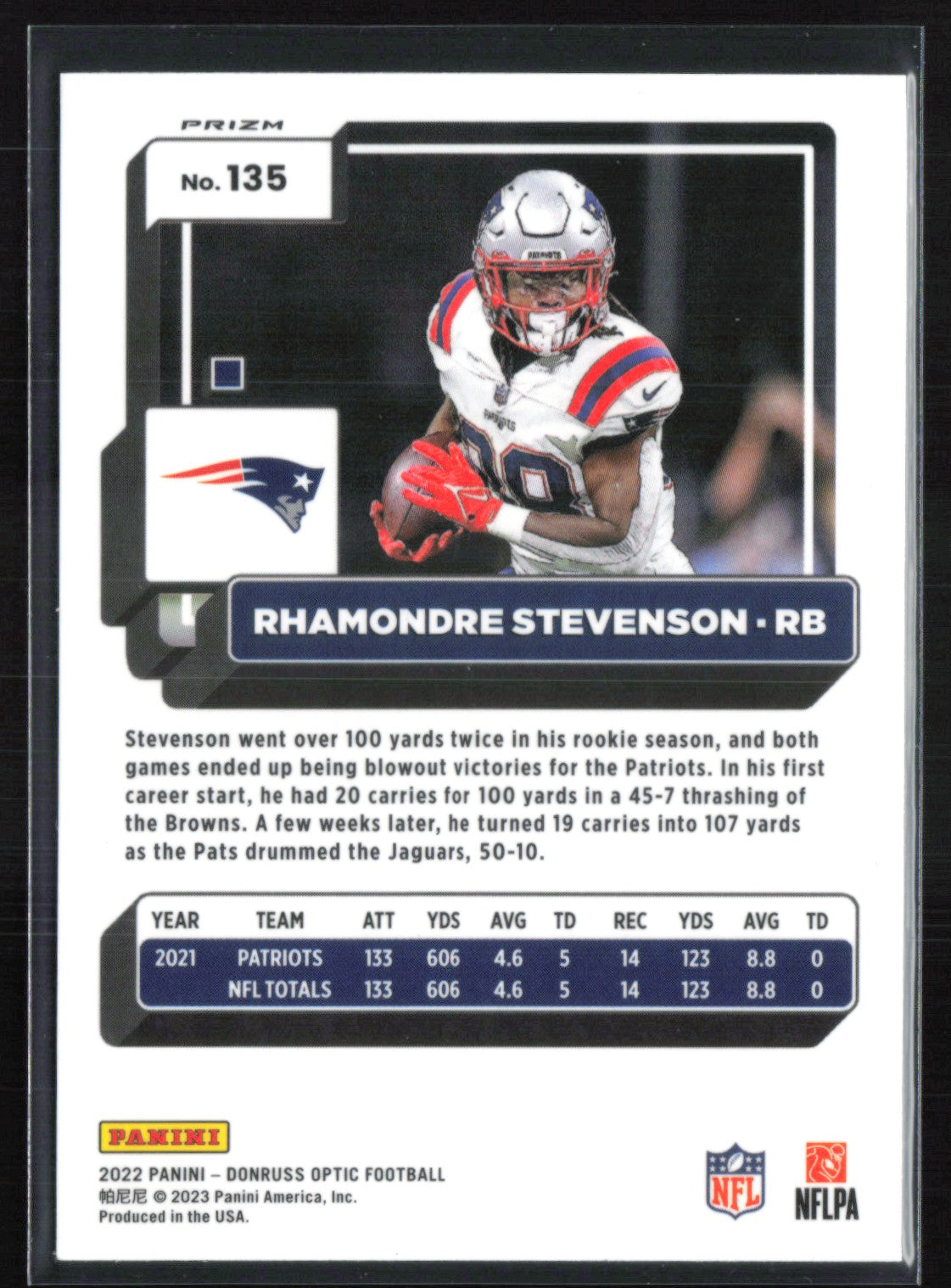 Rhamondre Stevenson Red Stars