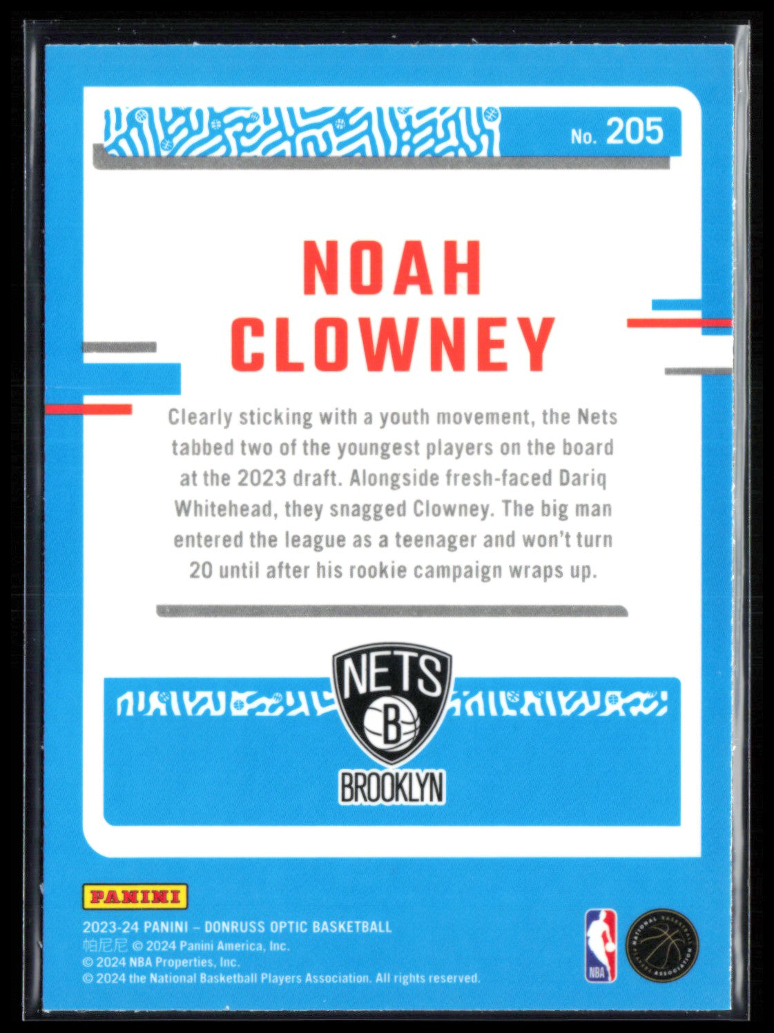 Noah Clowney RC