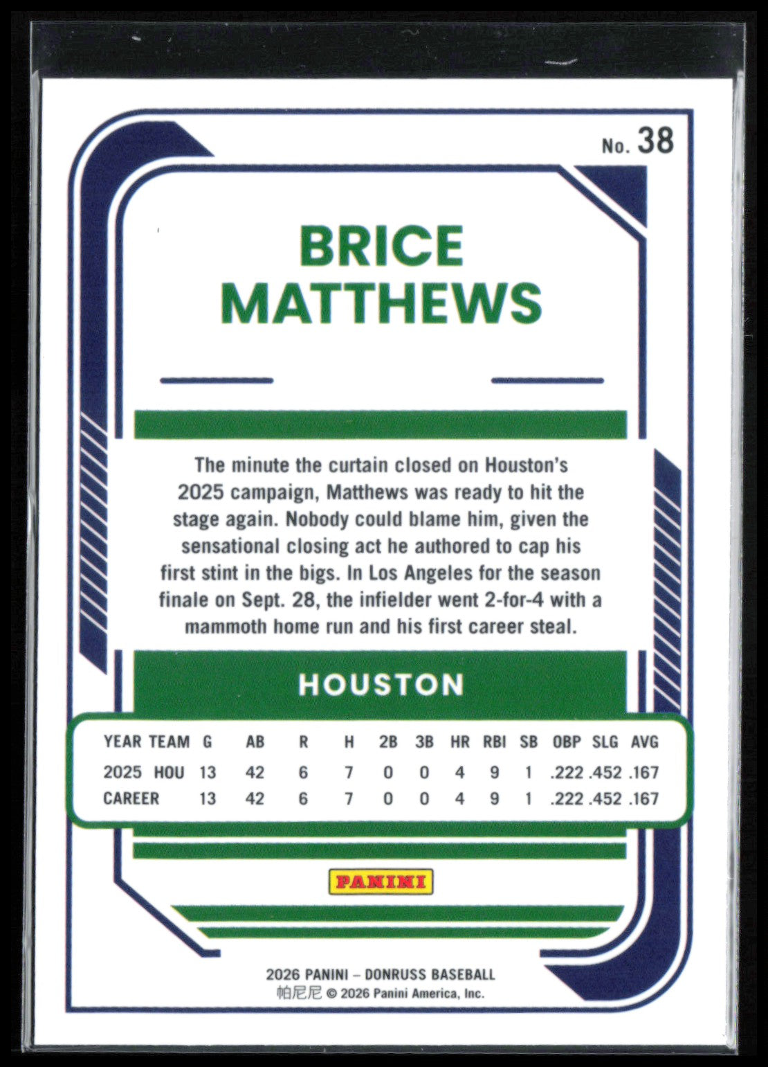 Brice Matthews RC