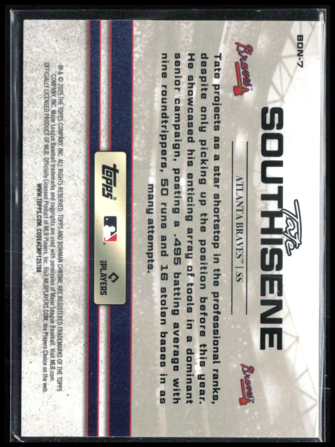 Tate Southisene Draft