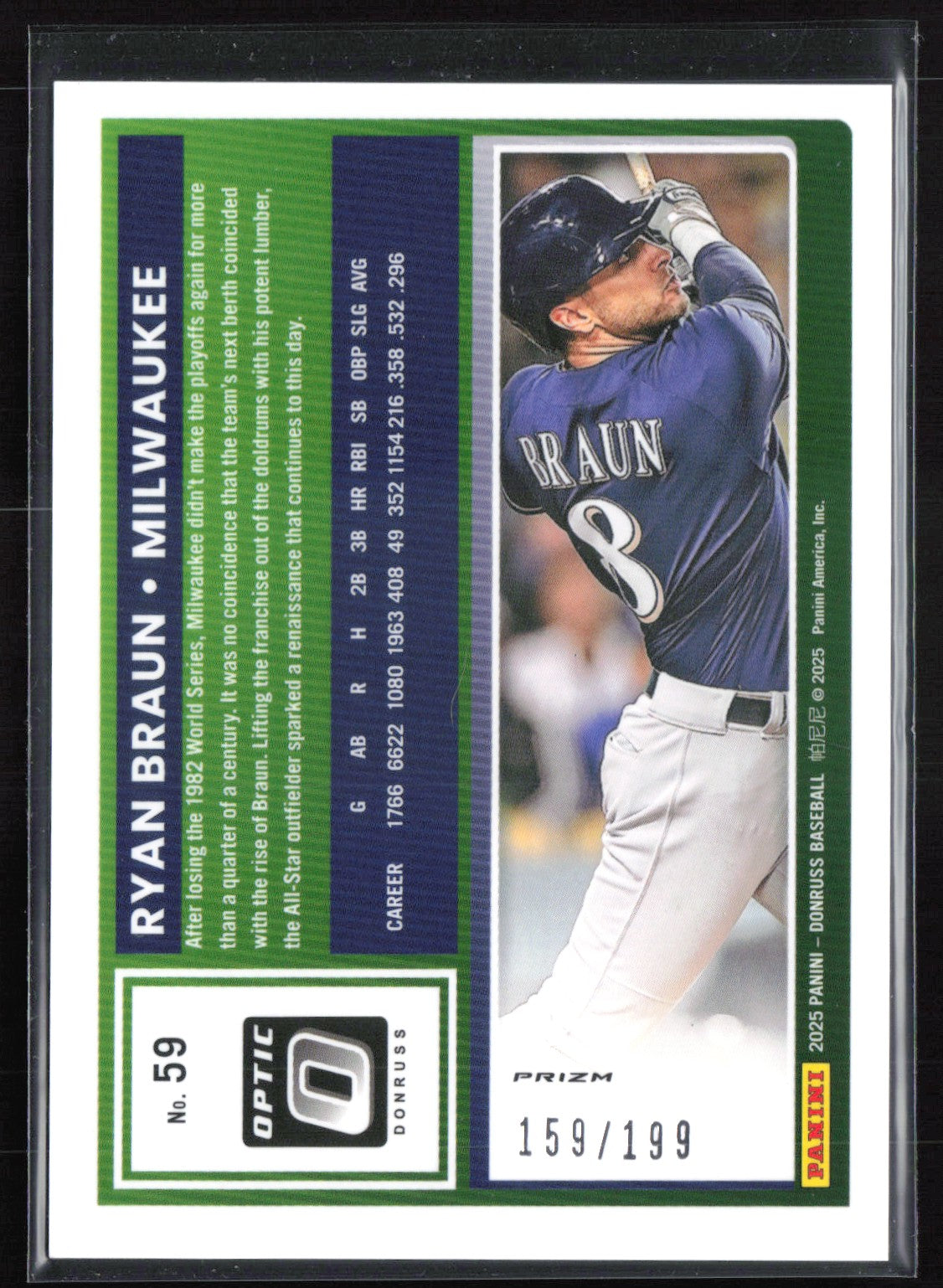 Ryan Braun Orange /199