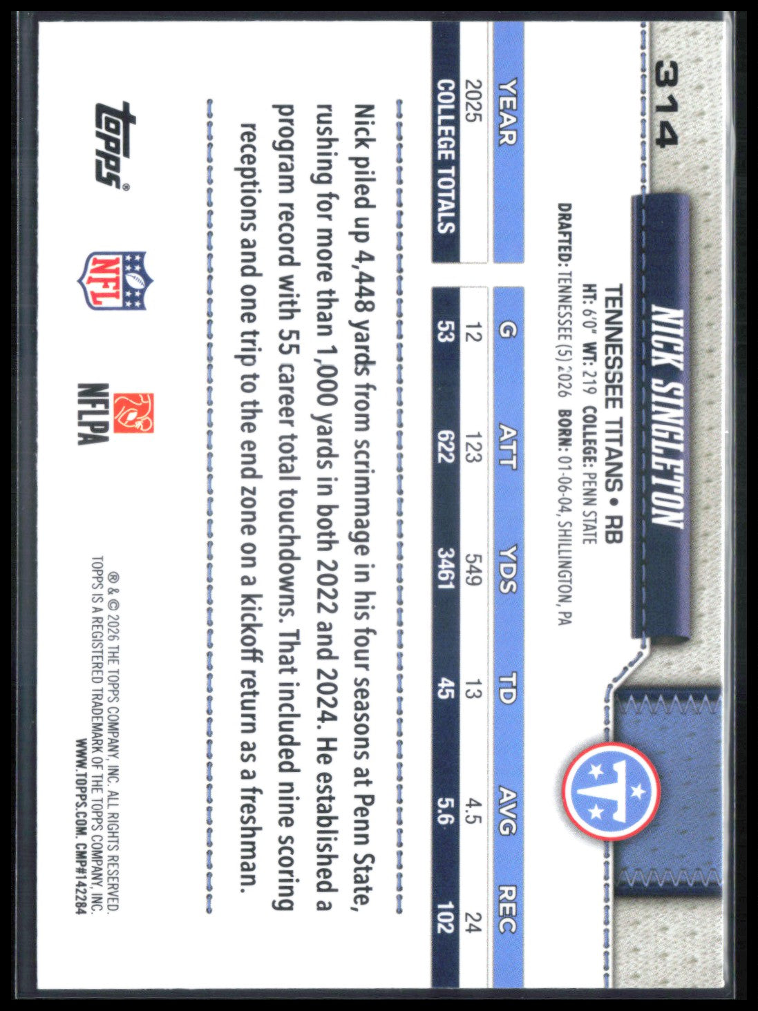 Nick Singleton RC