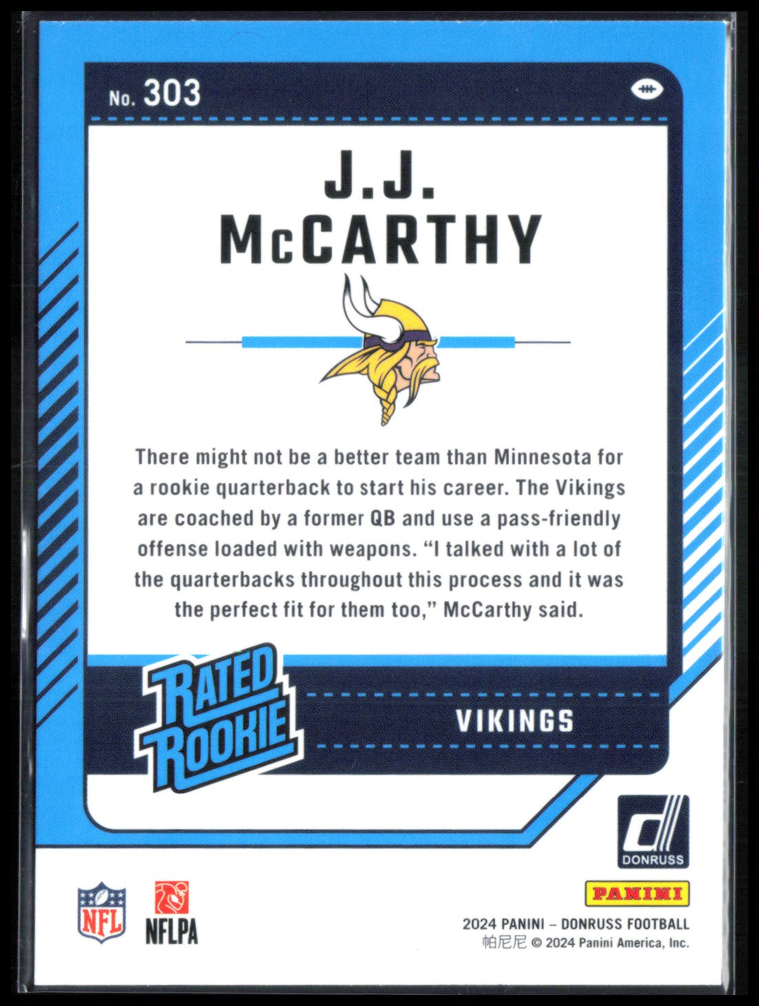 J.J. McCarthy RC