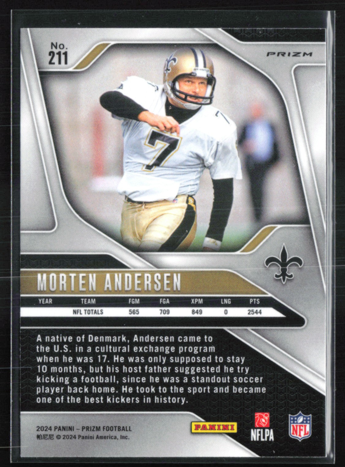 Morten Andersen Orange Laser