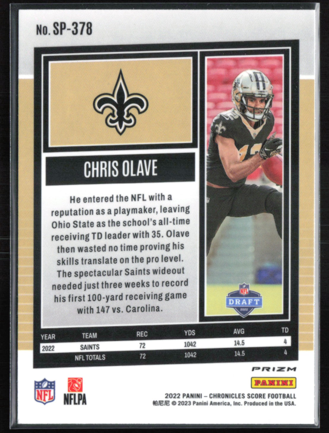 Chris Olave RC Silver