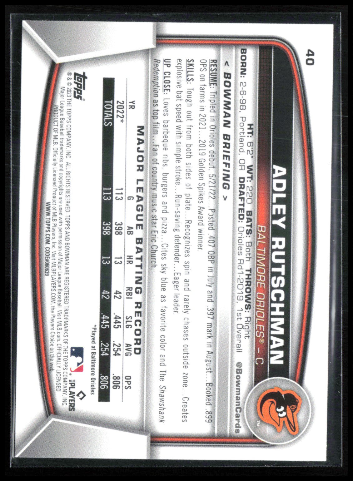 Adley Rutschman RC