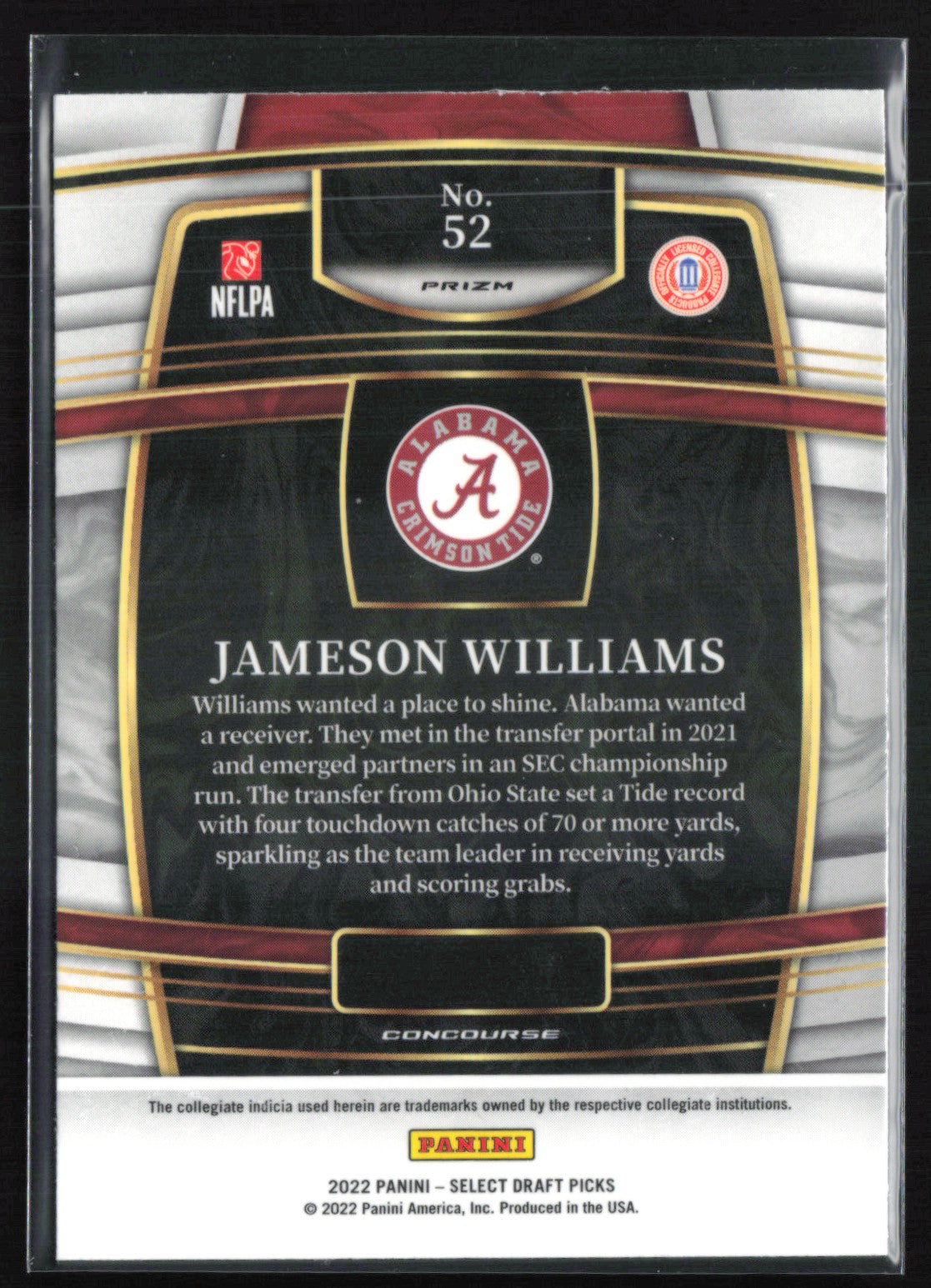 Jameson Williams RC Red Laser