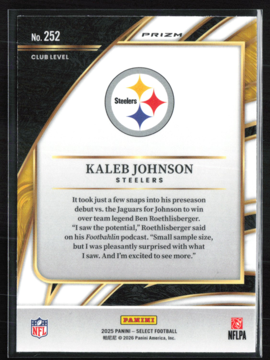 Kaleb Johnson RC Green Yellow Shock