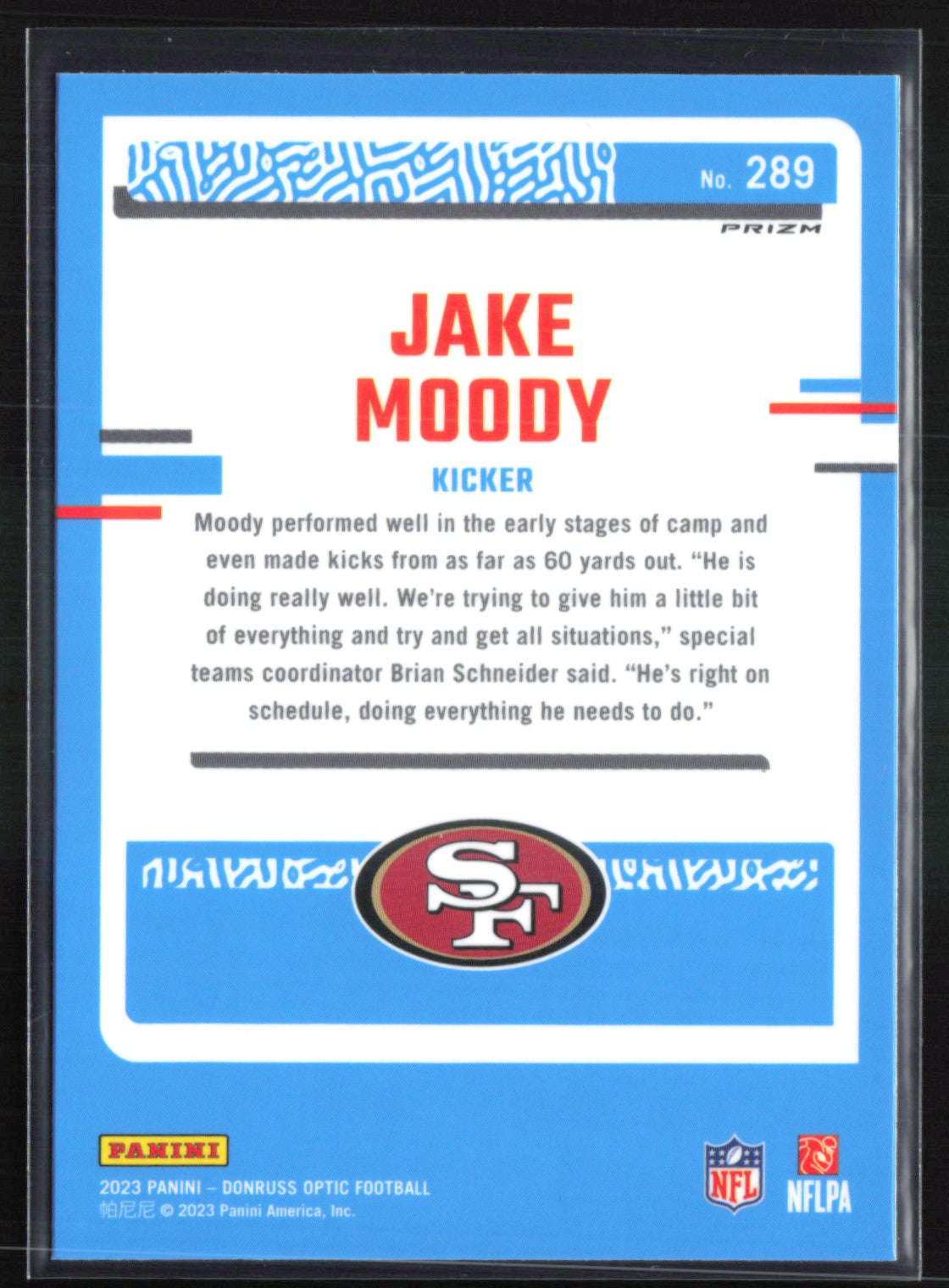 Jake Moody RC Holo