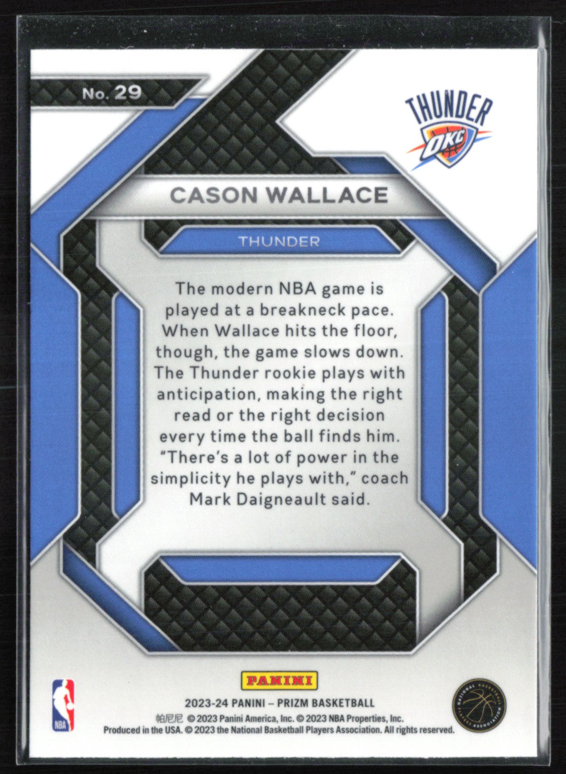 Cason Wallace RC Emergent