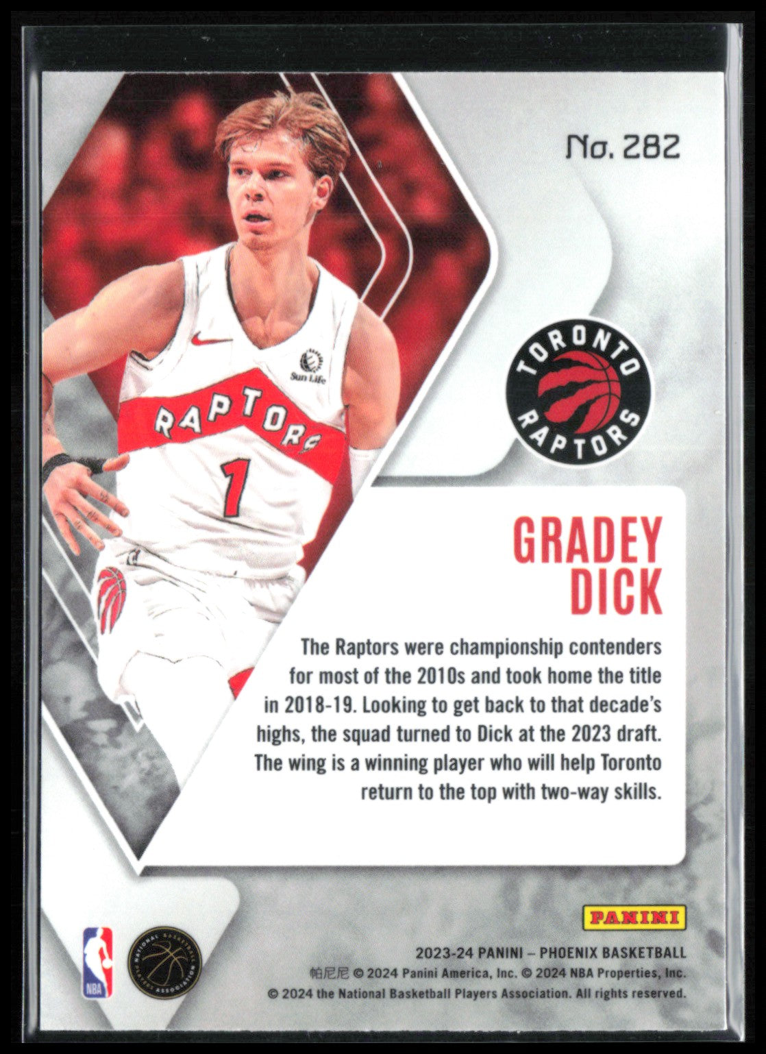 Gradey Dick RC Teal Velocity
