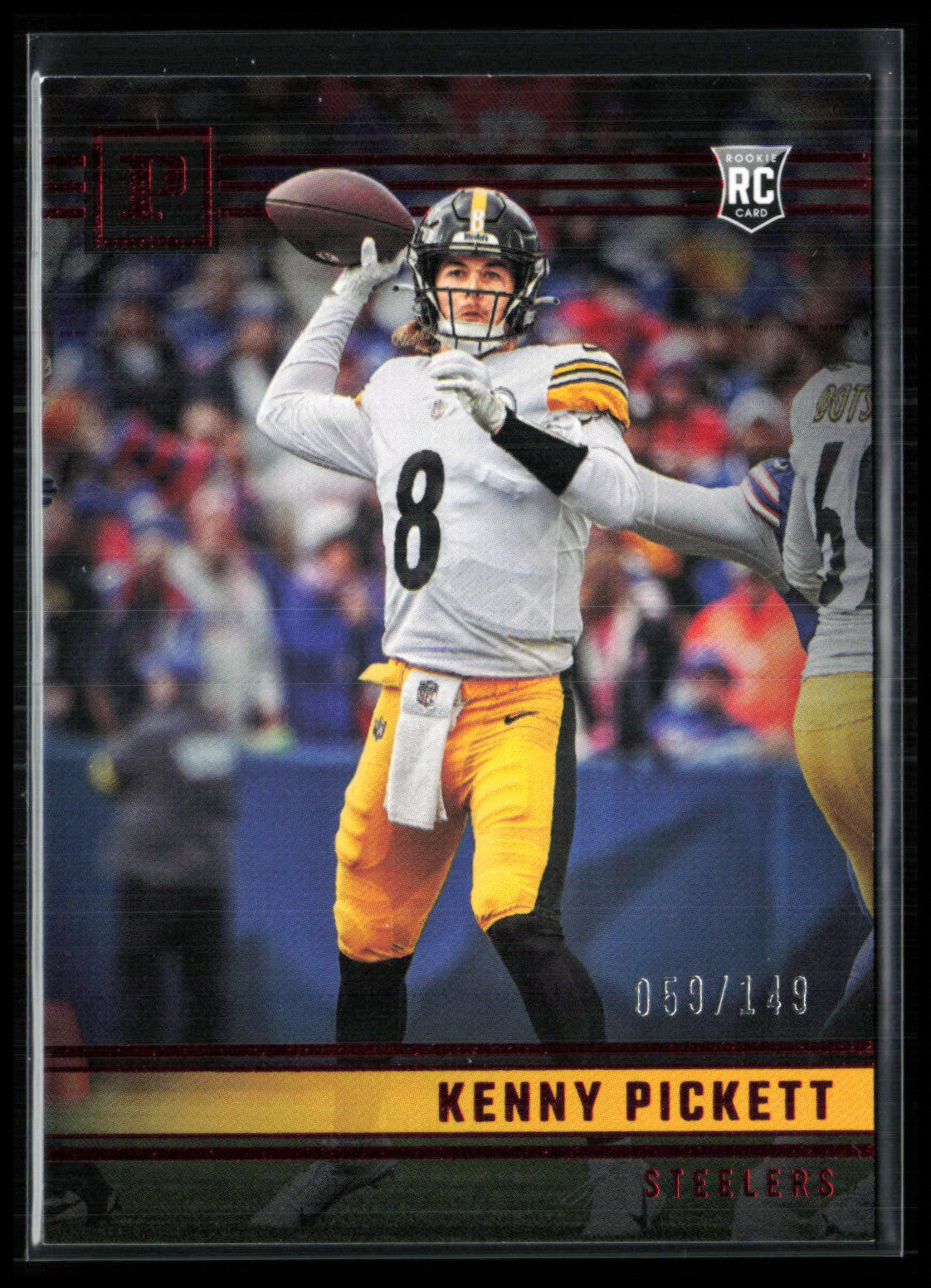 2022 Panini Chronicles Red PA-1 Kenny Pickett RC Red /149