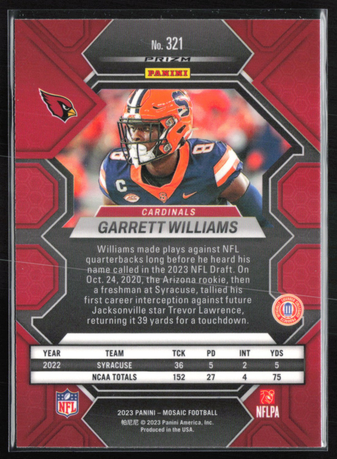 Garrett Williams RC Reactive Blue