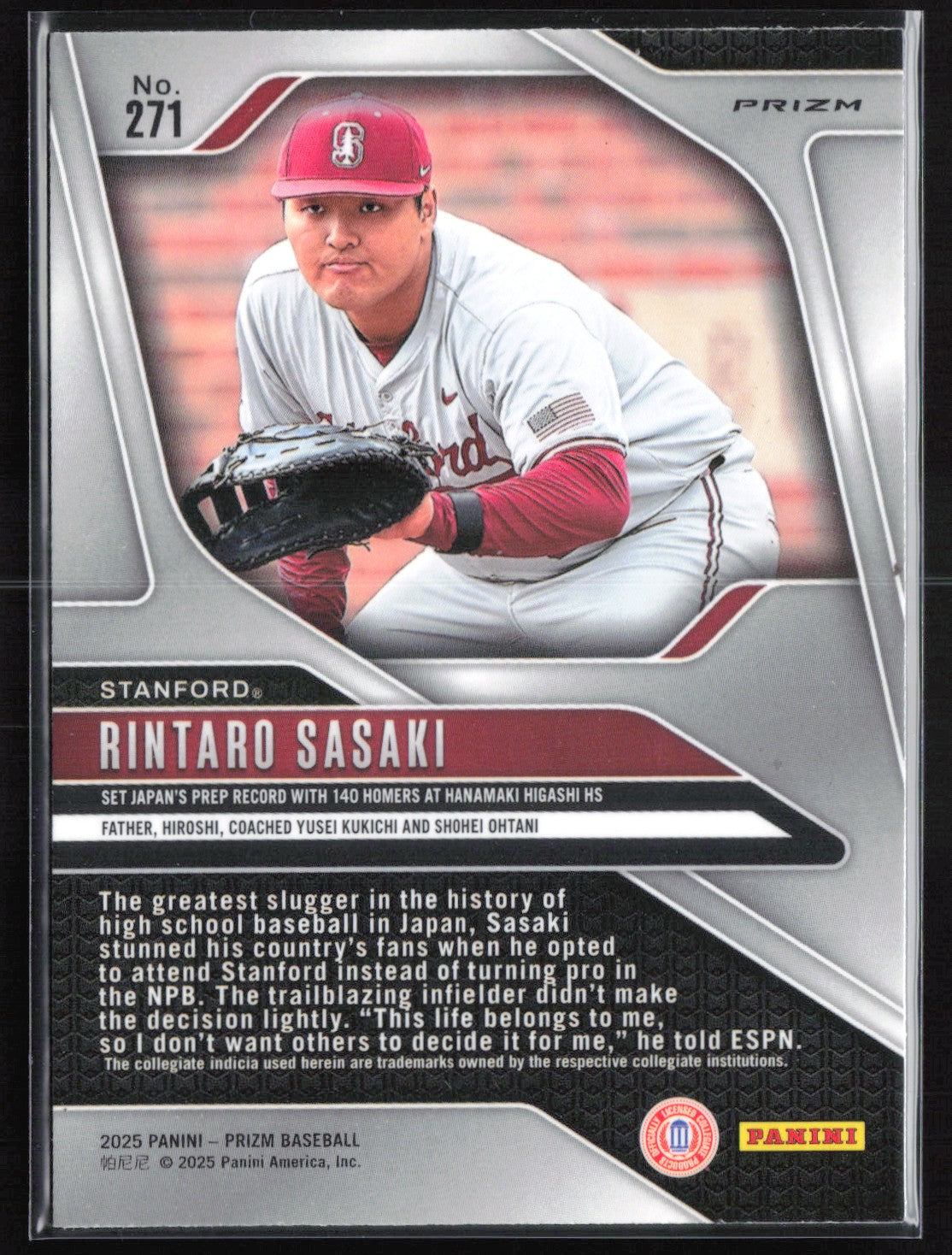 Rintaro Sasaki Silver Prizm