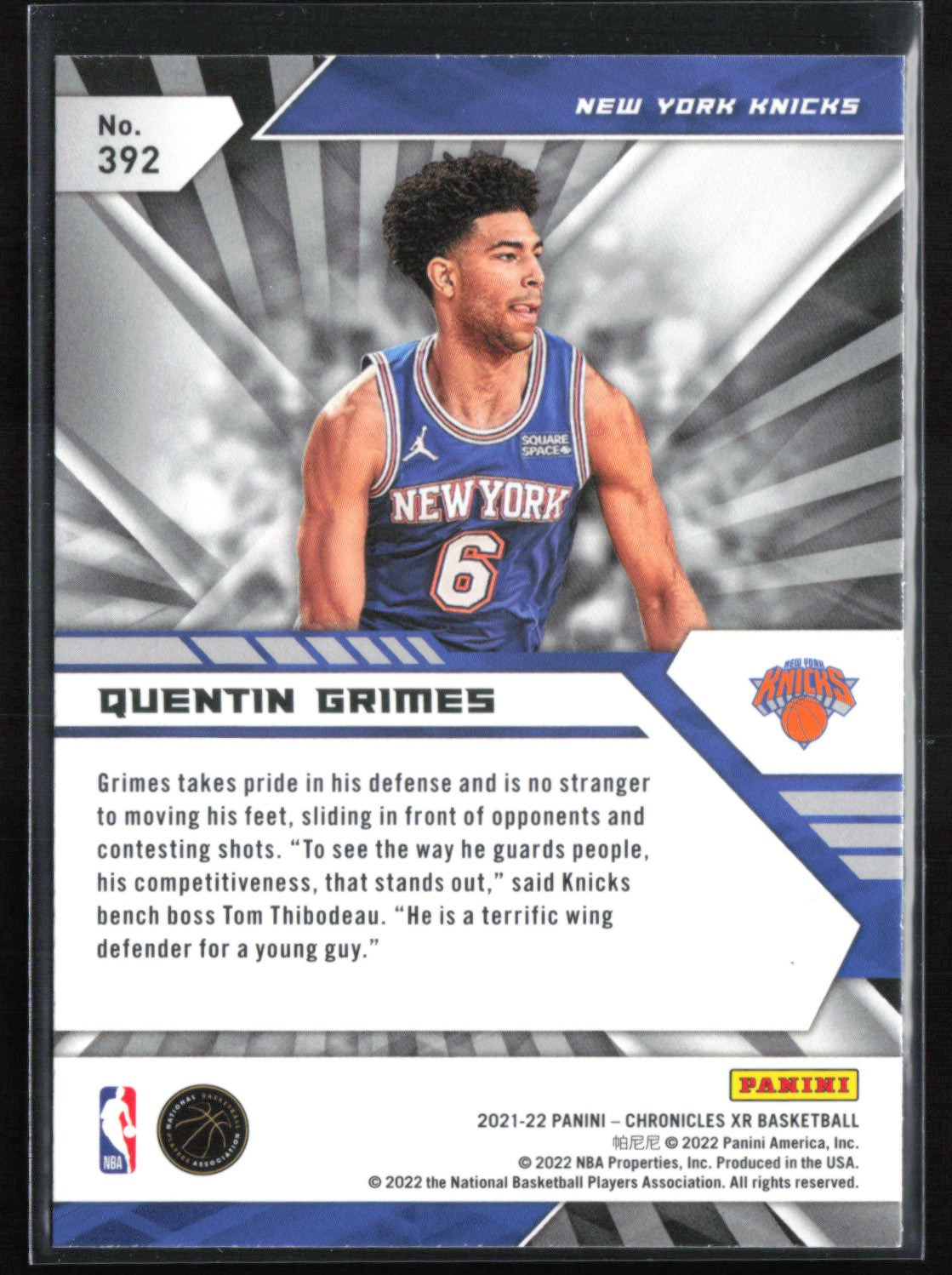 Quentin Grimes RC Green