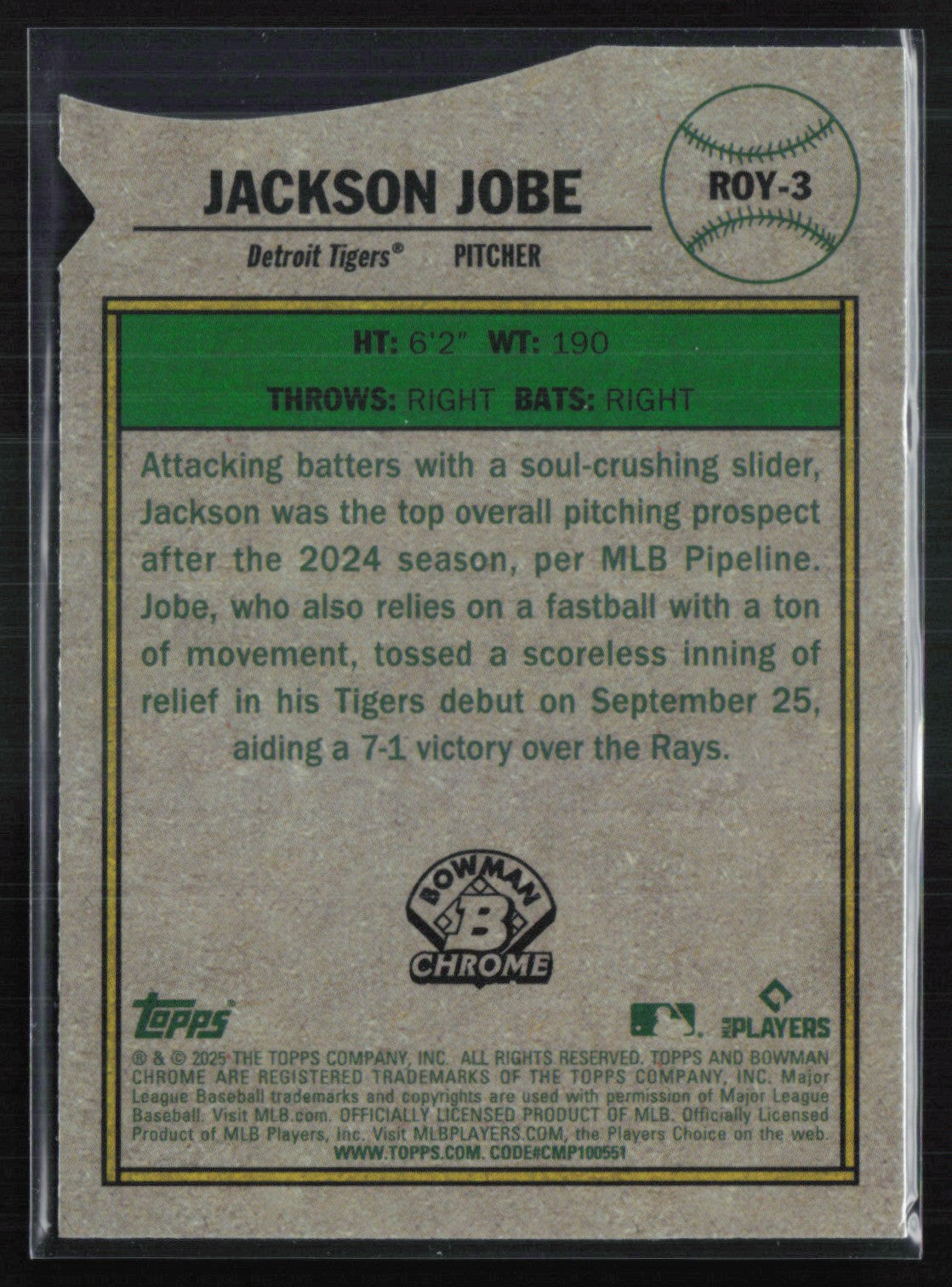 Jackson Jobe RC Die-Cut