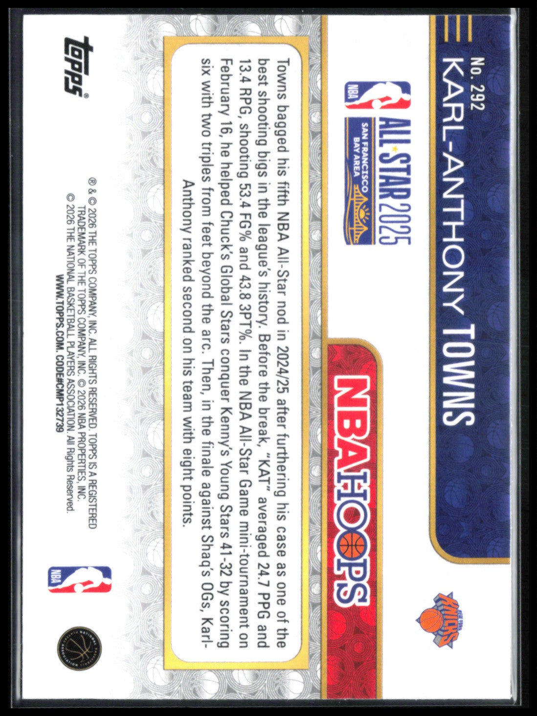 Karl-Anthony Towns Basketball Parallel
