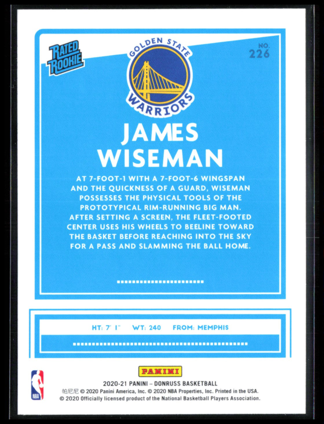 James Wiseman RC