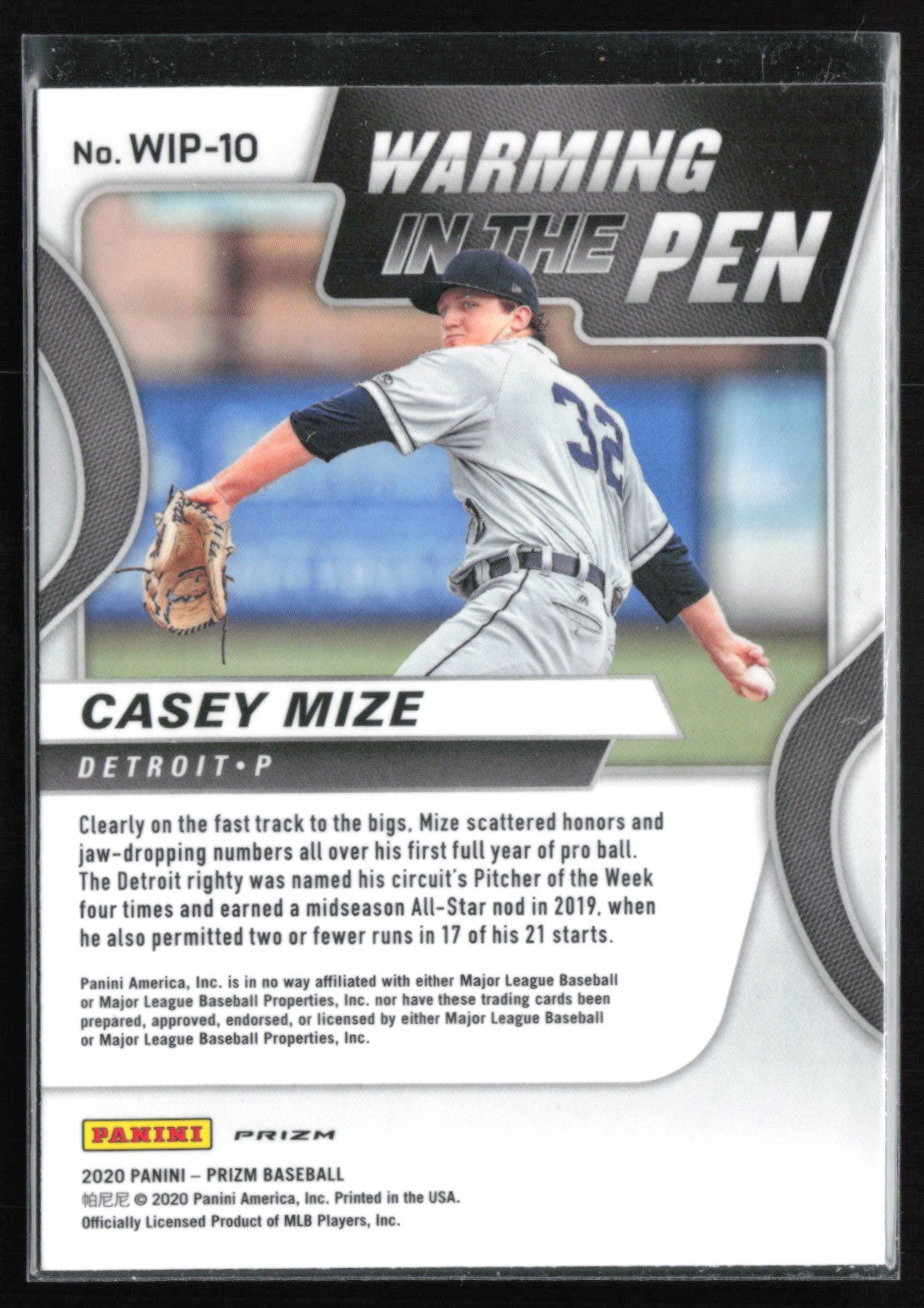 Casey Mize Silver Prizm