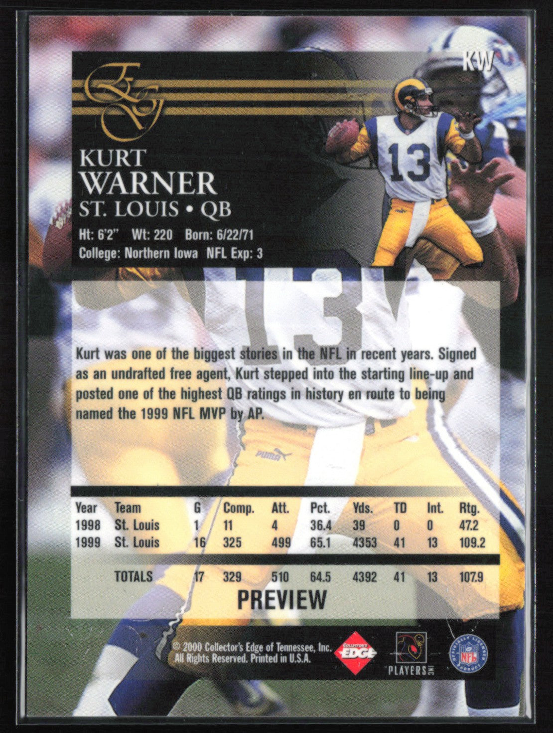 Kurt Warner