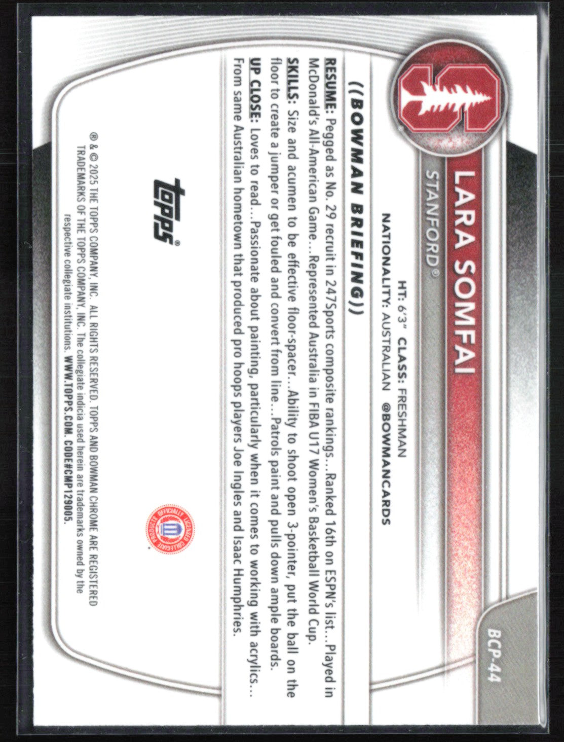 Lara Somfai 1st Bowman /299