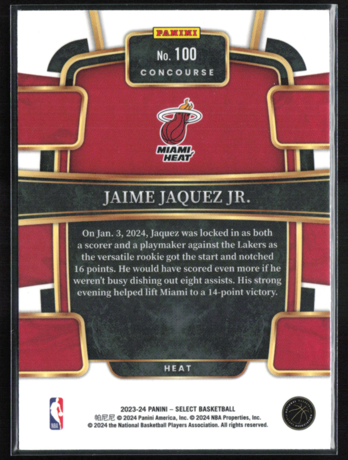 Jaime Jaquez Jr. RC