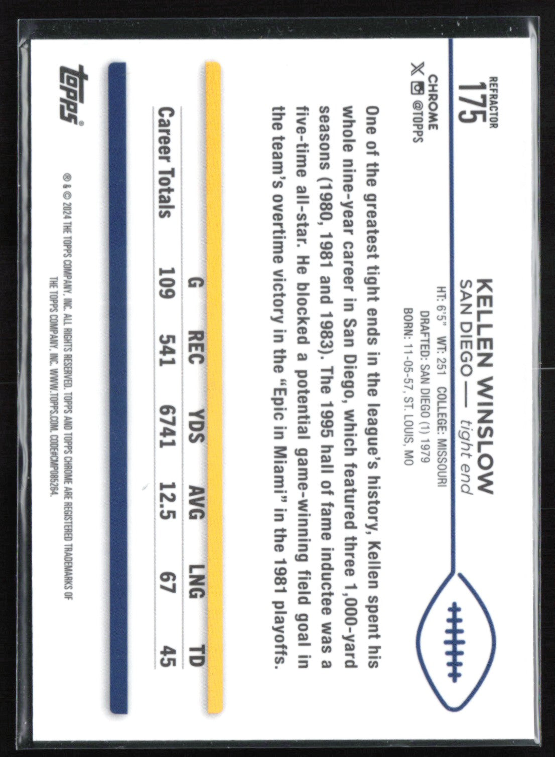 Kellen Winslow Refractor