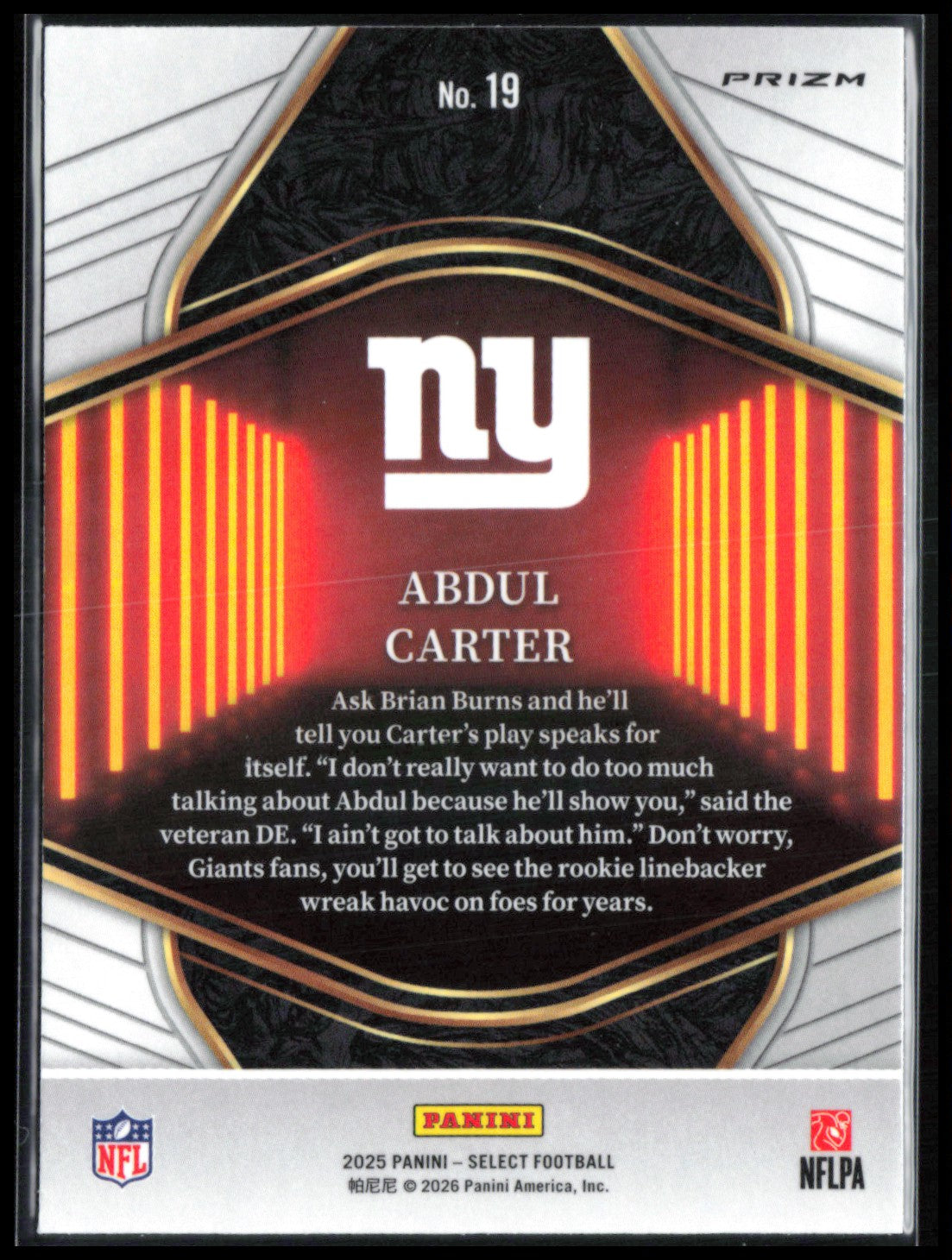 Abdul Carter RC Neon Icons Silver